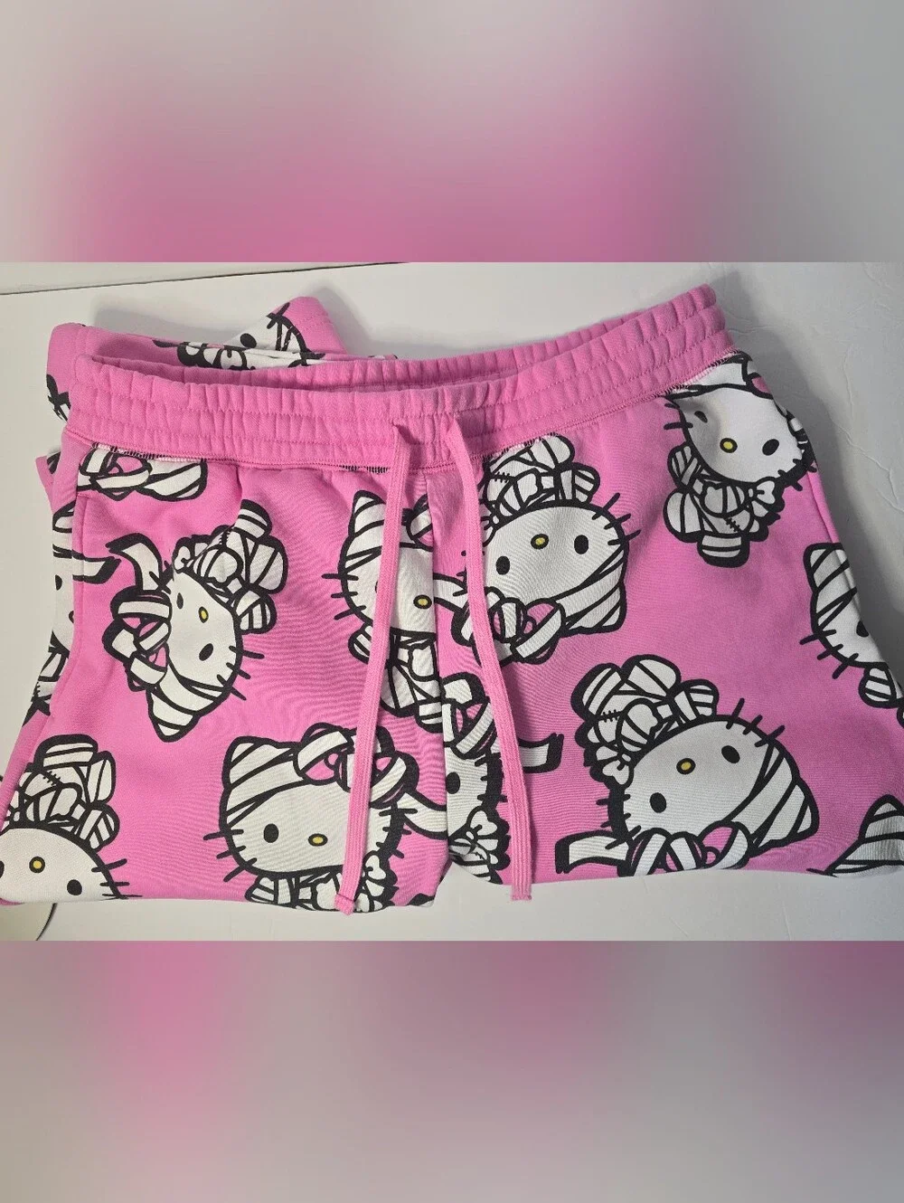 Hello Kitty Pink Character Pajama Bottoms for Kids